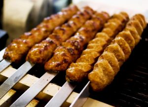 lamb kebab-minced kebab